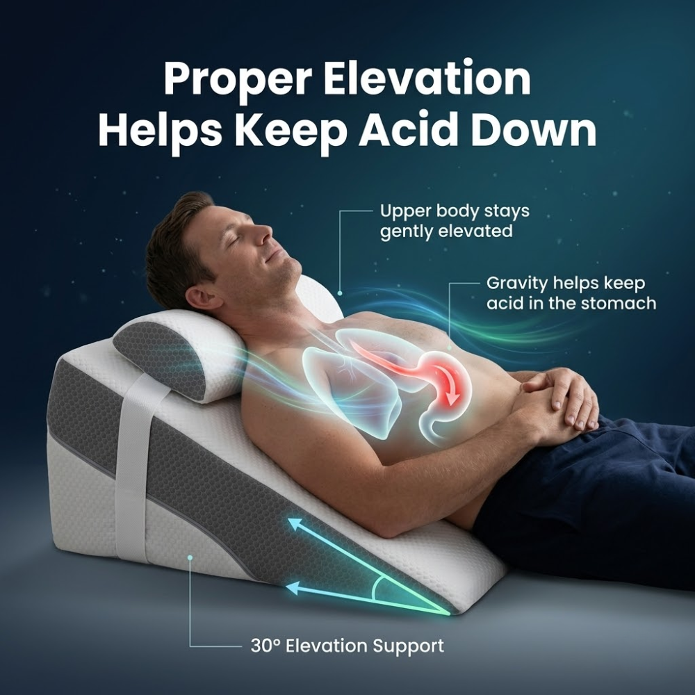 Stops Gravity Induced Soft Tissue Airway Collapse